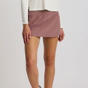 Women’s Mauve Free Fly Athletic Skirt
